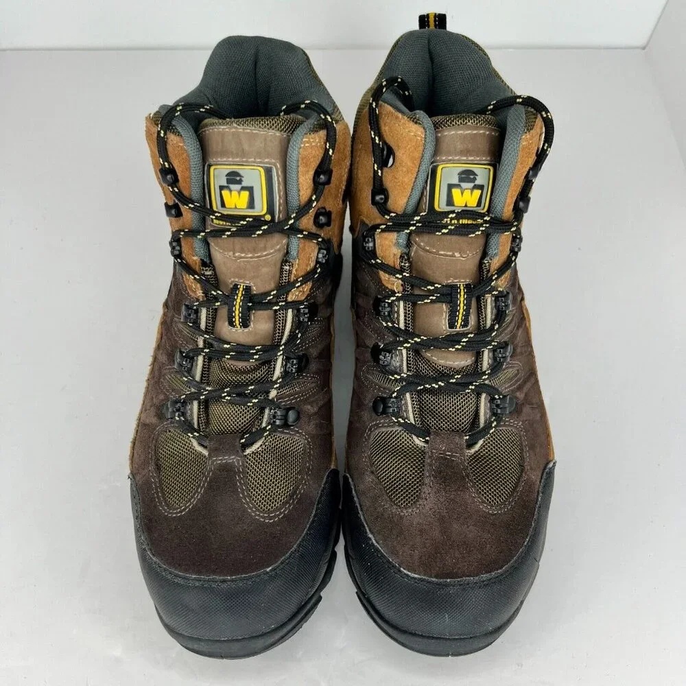 Work Master Mens DEV-7 Multicolor Mid Round Toe Lace Up Size 10.5M Hiking Boots